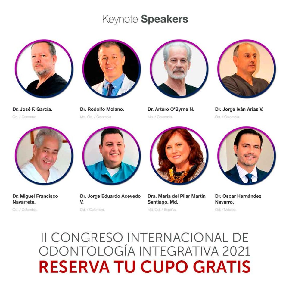 Están cordialmente invitados a participar del II Congreso Internacional de Odontología Integrativa 2021, más info en https://hit.live/cioi