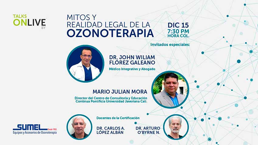 TalksOnLive - Mitos y realidad legal de la Ozonoterapia